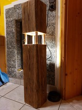 Stehlampe Balkenlampe Led Holzbalken handgehauenen