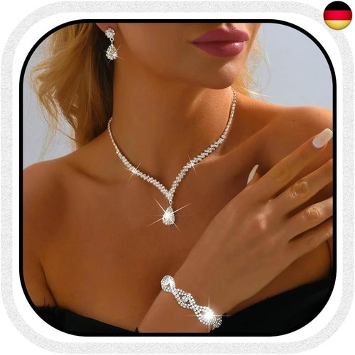 Strass-Schmuck-Set