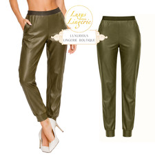 Vegan leather trousers - trousers, wolford