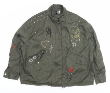 H&M Damen Militärjacke grün