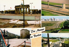 Berlin mauer mehrbild - ak,