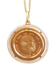 Anhänger  Goldmünze  König