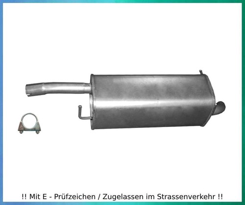 Endschalldämpfer ford fiesta - endschalldämpfer,