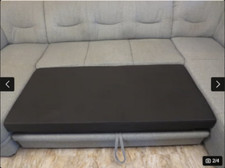 Wohnlandschaft SAVONI Couchgarnitur grau Struktur Federkern Sofa U-Form