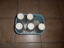 5 Alete Babyflaschen aus Glas