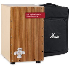 XDrum Cajon Zebrano Birke
