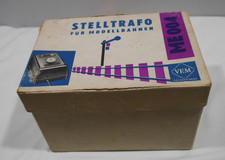 DDR VEM  Stelltrafo für Modellbahnen ME 004  Bakelit OVP