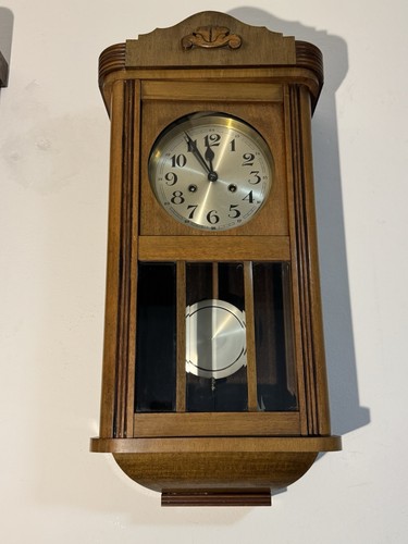 Wanduhr holz regulator antike - wanduhr,