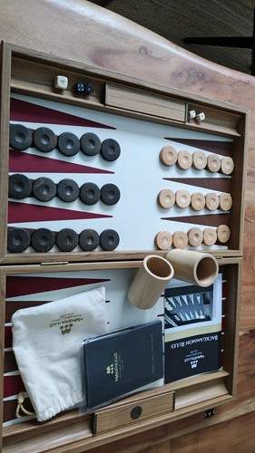 Manopoulos backgammon holz - backgammon,