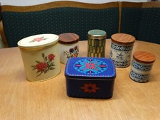 6 alte Blechdosen Eduscho Gala Onko Kaffee Bremen Kaffeebüchsen