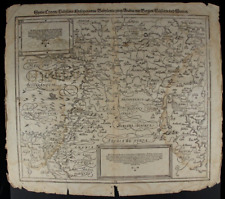 Antike Karte Israel: Asiatische Tafel, Syria, Cypern anno 1600 Münster Sebastian