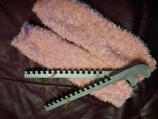 Schlittschuh Schutzhüllen .Grau.Ohne Size +Strick Strümpfe-Rosa