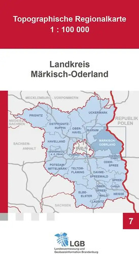 Topographische regionalkarte - topographische,