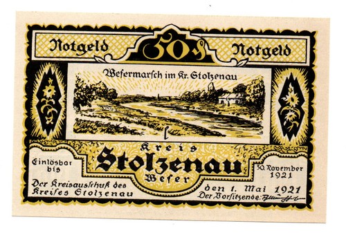 Notgeld kreis stolzenau - notgeld,