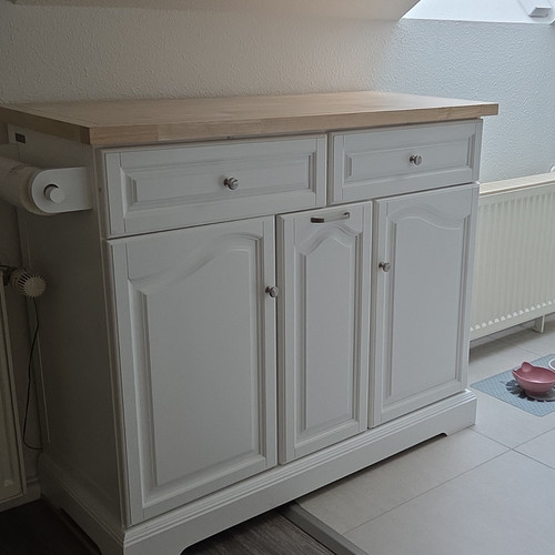 Sideboard anrichte weiß holz - weiß,