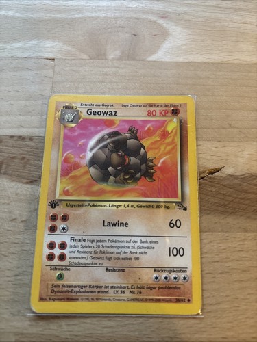 Geowaz pokemon karte - geowaz,