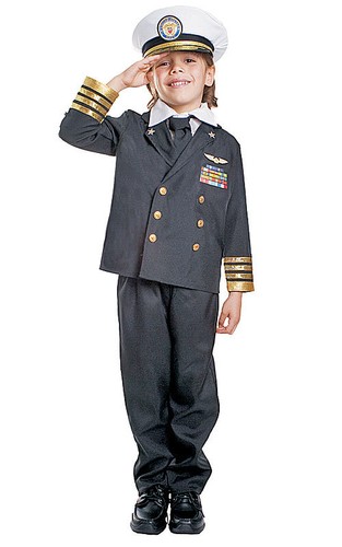 Kinder marine admiral kostüm - kinder,
