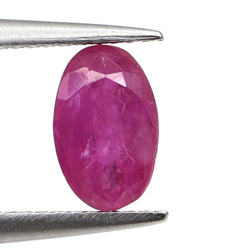Unbehandelte ruby oval schliff - ruby,