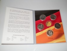 5 x 10 Euro Gedenkmünzen 2012 kompletter Satz im Klapp-Folder "Stgl."