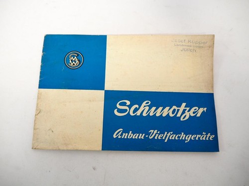 Original prospekt schmotzer - original,