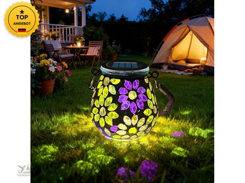 1pcs solar mosaik leuchte oval - solar,