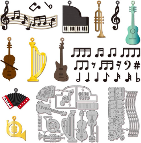 Musikinstrumenten metall - musikinstrumenten,