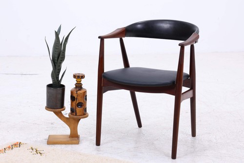 Vintage teak stuhl - von, th