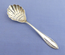 Wellner - 394 - Laurin - Streulöffel - Puderzuckerlöffel - versilbert vergoldet