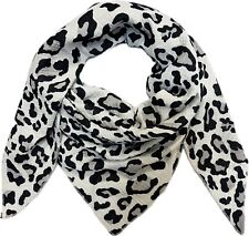Leopard Dreieck Schal aus 100%