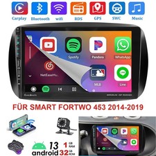 KAM+ Für Mercedes Benz Smart Forfour Fortwo 453 Autoradio Android 13 GPS Navi BT