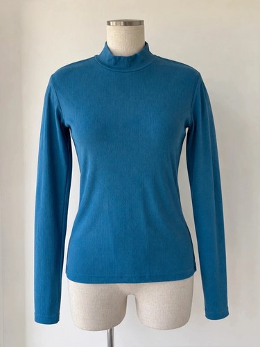Shein top petrolblau - top, gerippt