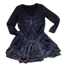 MARITHÉ & FRANÇOIS GIRBAUD Kleid Gr. 34 blau