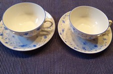 Arzberg Blaublüte, 2 Teetassen mit Untertasse