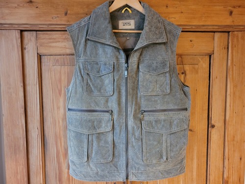 Lederweste unisex camel - unisex., "camel