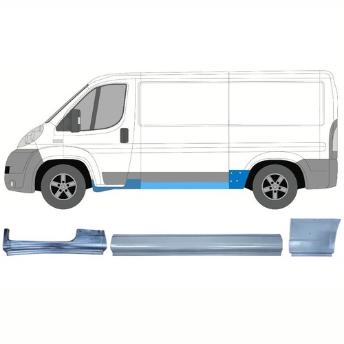 Reparaturblech set für - reparaturblech-set, fiat