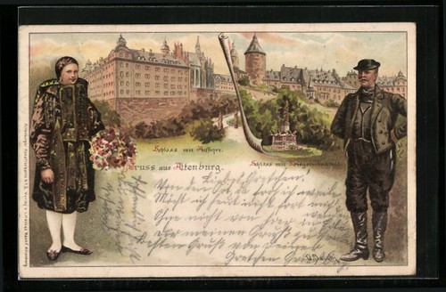 Lithographie altenburg - lithographie, /