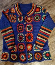 Jacke selbst gehäkelt  mit Baumwollgarn entspricht Gr.44