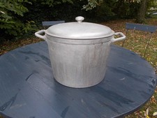 Alter Aluminium Kochtopf - Alu Topf - "N" - Konisch - 9 Kilogramm -