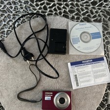 Olympus FE-5010 Digitalkamera 12 Megapixel Olympus Lens Lila Schwarz