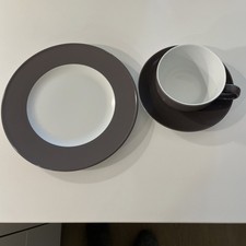 Dibbern Solid Color Frühstücks-Set grau