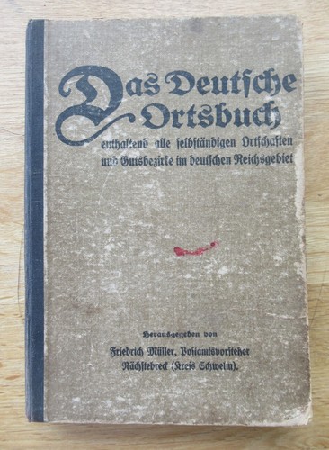 Das deutsche ortsbuch - das, /