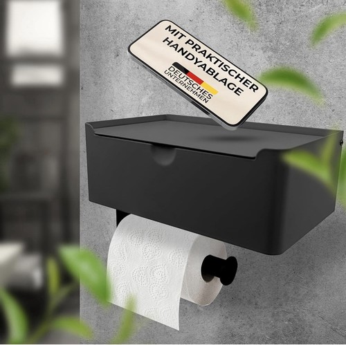 Toilettenpapierhalter schwarz - toilettenpapierhalter,