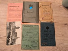 Historische Dokumentensammlung – Militärpapiere, Arbeitsbuch, Ahnenpass