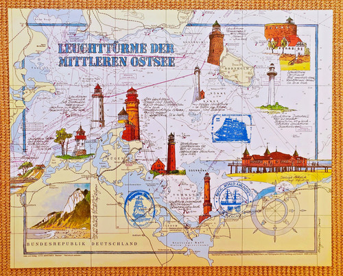 Leuchttürme mittl ostsee - kd,