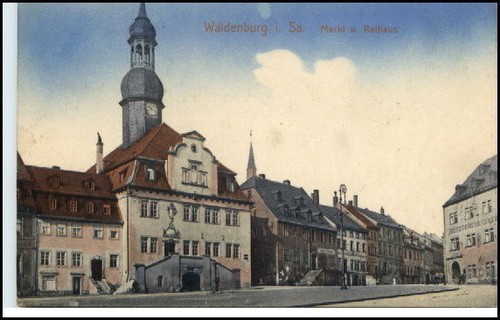 Waldenburg sachsen 1915 - waldenburg, ak