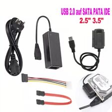 USB 2.0 to SATA PATA IDE Adapter Konverterkabel für 2,5/3,5 Zoll HDD SSD Adapter
