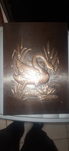 Kupferrelief wandbild - 2x, –