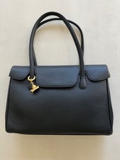 COMTESSE - exclusive zeitlose Handtasche - schwarzes Leder - Neu - Einzelstück
