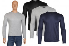 3er Pack Thermo Unterhemd Herren Langarm Warmes Thermounterhemd / Thermoshirt Mi