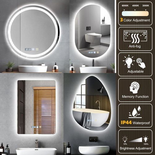 Led badspiegel 80cm mit - led,